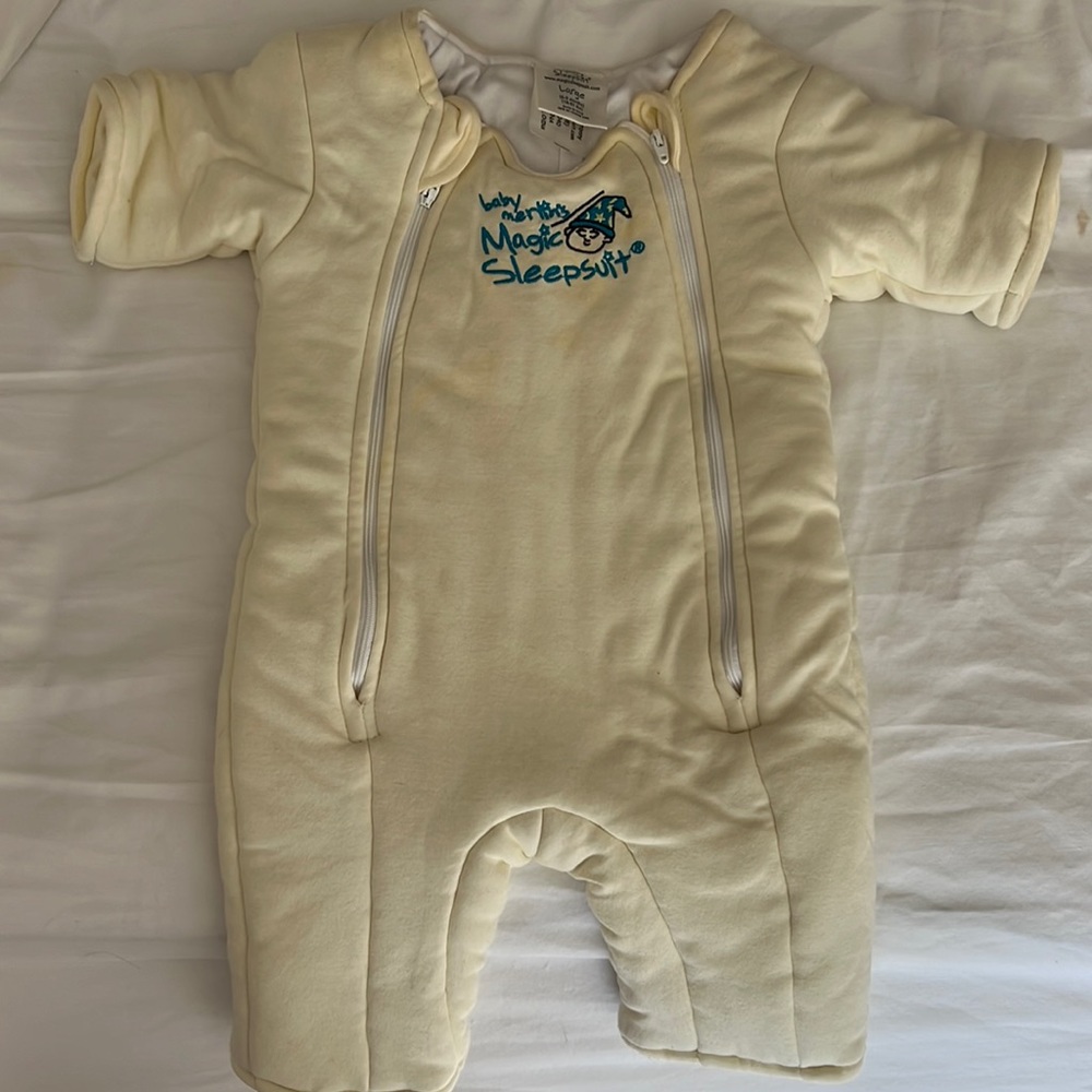 Magic sleep suit. Life saver!!